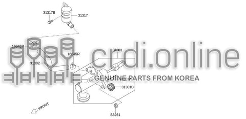 CYLINDER ASSY-CLUTCH MASTER 31301-31010 3130131010 31301 31010