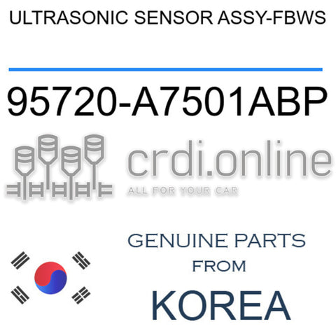 ULTRASONIC SENSOR ASSY-FBWS 95720-A7501ABP 95720A7501ABP 95720 A7501ABP