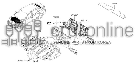 DAMPER-HOOD 65840-0495R 658400495R 65840 0495R
