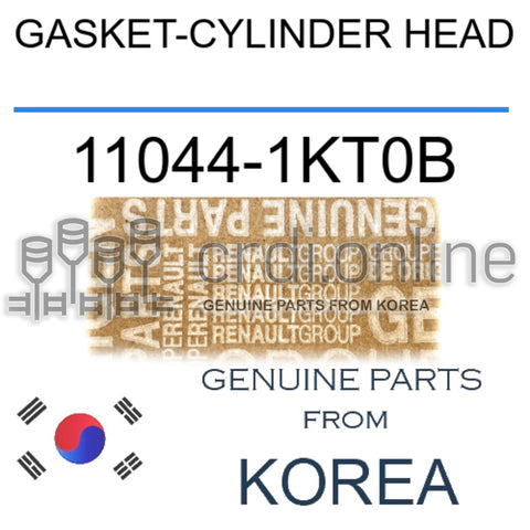 GASKET-CYLINDER HEAD [ORIGINAL] 11044-1KT0B 110441KT0B 11044 1KT0B