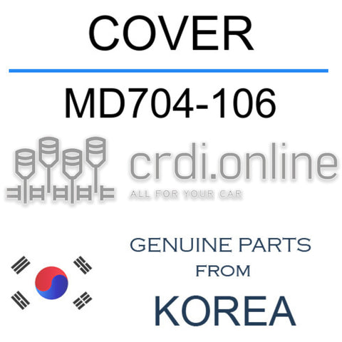 COVER [ORIGINAL] MD704-106 MD704106 MD704 106