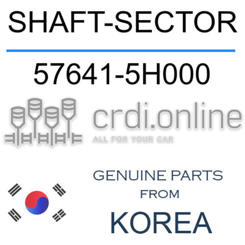 SHAFT-SECTOR [ORIGINAL] 57641-5H000 576415H000 57641 5H000