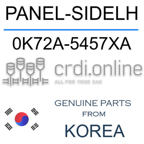PANEL-SIDELH [ORIGINAL] 0K72A-5457XA 0K72A5457XA 0K72A 5457XA