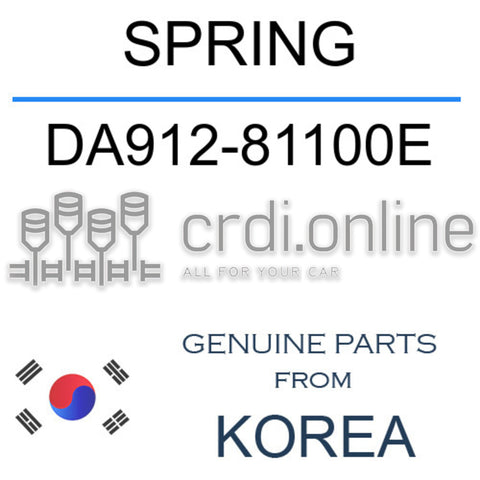 SPRING DA912-81100E DA91281100E DA912 81100E