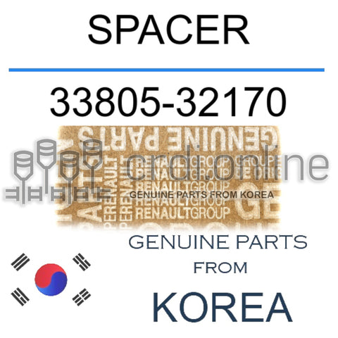 SPACER [ORIGINAL] 33805-32170 3380532170 33805 32170