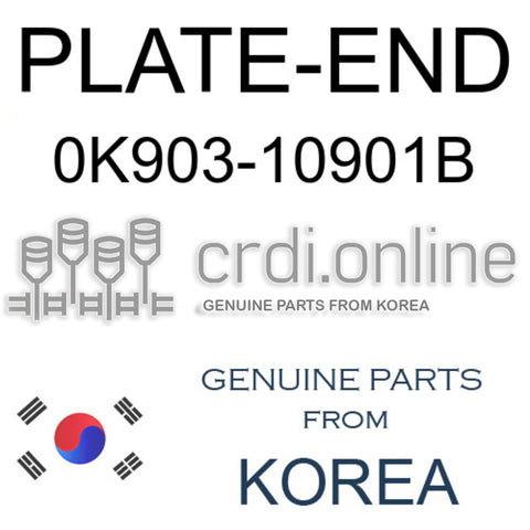 PLATE-END 0K903-10901B 0K90310901B 0K903 10901B