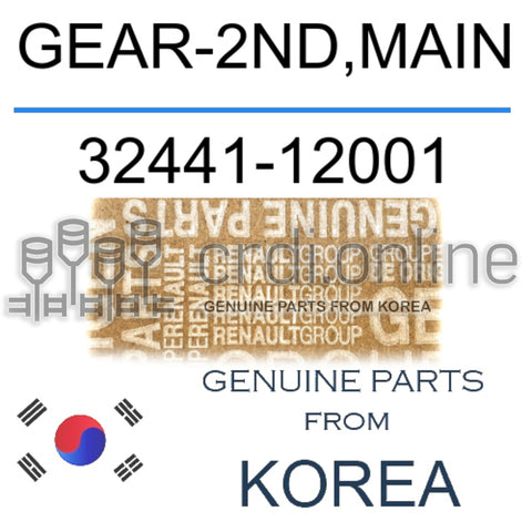 GEAR-2ND,MAIN [ORIGINAL] 32441-12001 3244112001 32441 12001