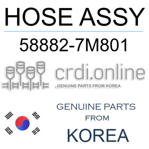 HOSE ASSY [ORIGINAL] 58882-7M801 588827M801 58882 7M801