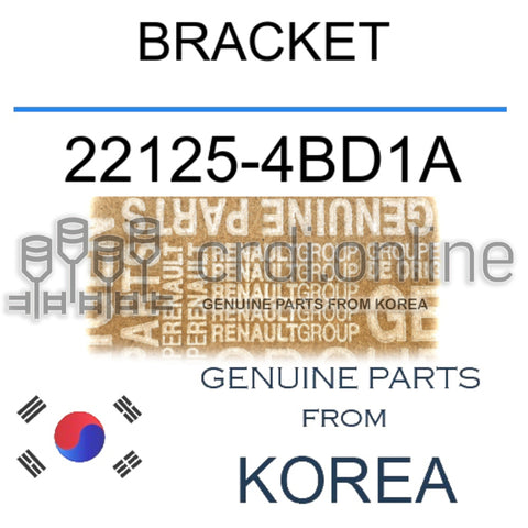 BRACKET [ORIGINAL] 22125-4BD1A 221254BD1A 22125 4BD1A
