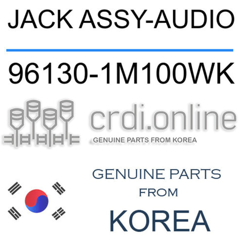 JACK ASSY-AUDIO [ORIGINAL] 96130-1M100WK 961301M100WK 96130 1M100WK