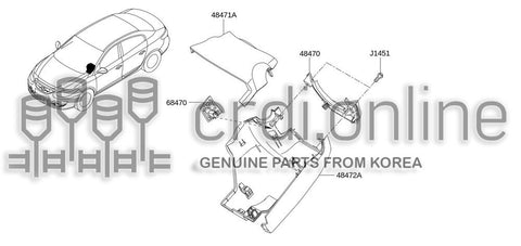 COVER-STEERING COLUMNUPPER 48471-0011R 484710011R 48471 0011R