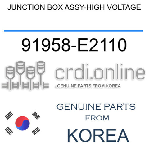 JUNCTION BOX ASSY-HIGH VOLTAGE [ORIGINAL] 91958-E2110 91958E2110 91958 E2110