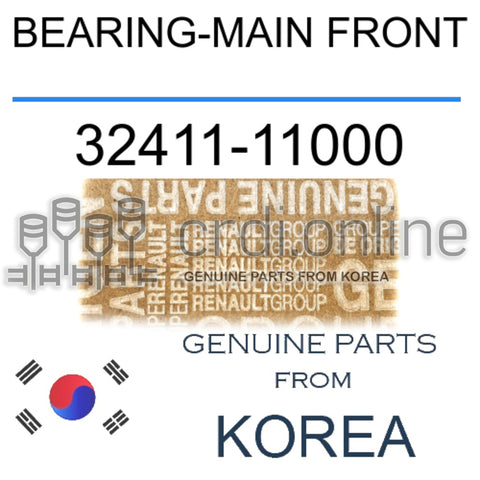 BEARING-MAIN FRONT [ORIGINAL] 32411-11000 3241111000 32411 11000