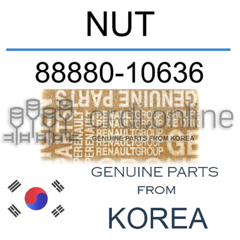 NUT [ORIGINAL] 88880-10636 8888010636 88880 10636