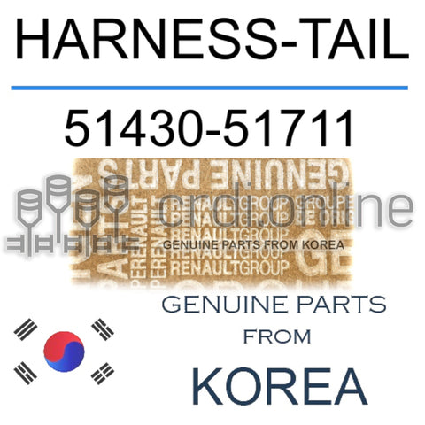 HARNESS-TAIL [ORIGINAL] 51430-51711 5143051711 51430 51711