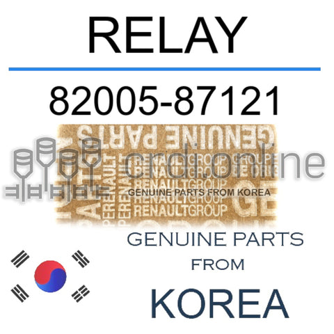 RELAY [ORIGINAL] 82005-87121 8200587121 82005 87121