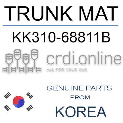 TRUNK MAT [ORIGINAL] KK310-68811B KK31068811B KK310 68811B