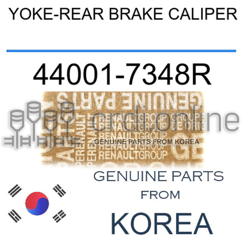YOKE-REAR BRAKE CALIPER [ORIGINAL] 44001-7348R 440017348R 44001 7348R