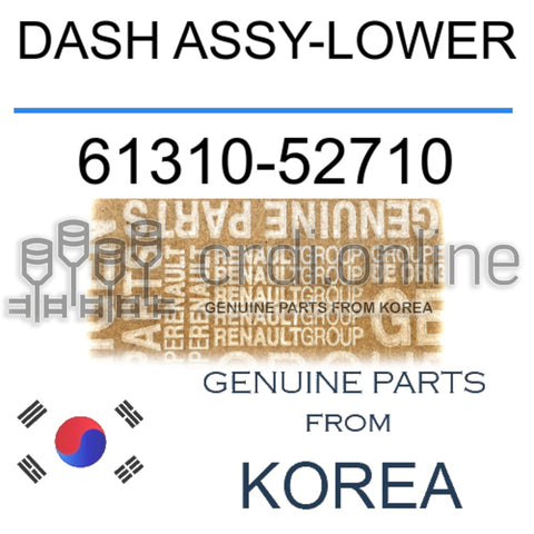 DASH ASSY-LOWER [ORIGINAL] 61310-52710 6131052710 61310 52710