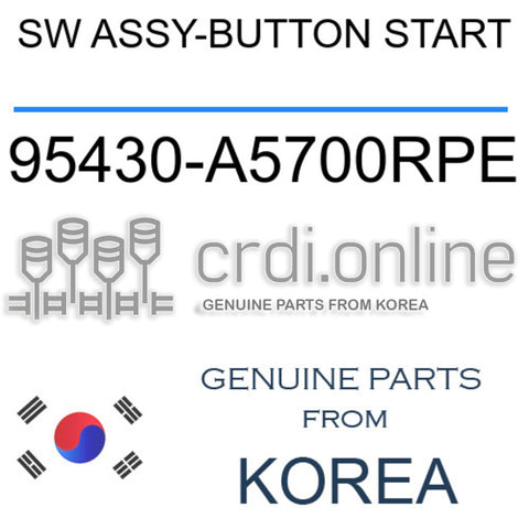 SW ASSY-BUTTON START [ORIGINAL] 95430-A5700RPE 95430A5700RPE 95430 A5700RPE