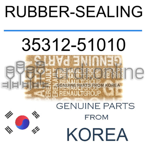 RUBBER-SEALING [ORIGINAL] 35312-51010 3531251010 35312 51010