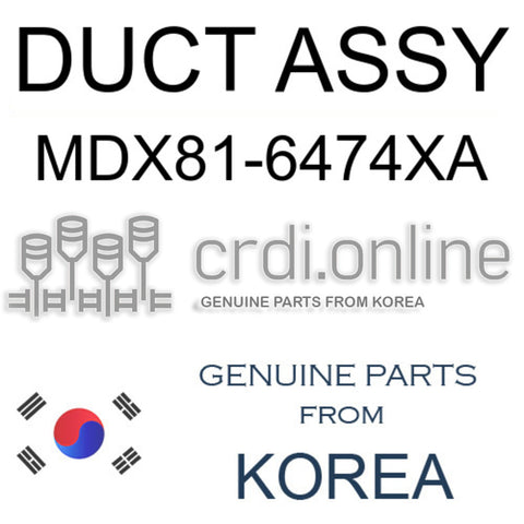 DUCT ASSY [ORIGINAL] MDX81-6474XA MDX816474XA MDX81 6474XA