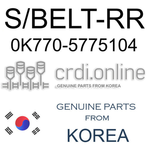 S/BELT-RR [ORIGINAL] 0K770-5775104 0K7705775104 0K770 5775104