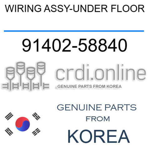 WIRING ASSY-UNDER FLOOR [ORIGINAL] 91402-58840 9140258840 91402 58840