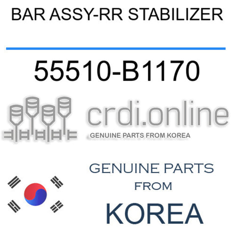 BAR ASSY-RR STABILIZER [ORIGINAL] 55510-B1170 55510B1170 55510 B1170