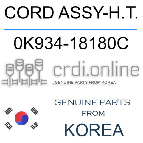 CORD ASSY-H.T. 0K934-18180C 0K93418180C 0K934 18180C