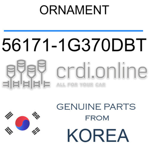 ORNAMENT [ORIGINAL] 56171-1G370DBT 561711G370DBT 56171 1G370DBT