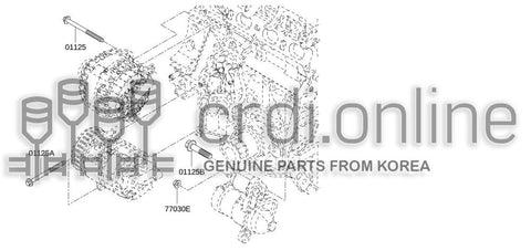 BOLT-COMPRESSOR BRACKET [ORIGINAL] 11916-1419R 119161419R 11916 1419R