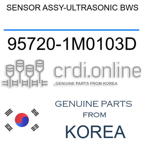 SENSOR ASSY-ULTRASONIC BWS [ORIGINAL] 95720-1M0103D 957201M0103D 95720 1M0103D