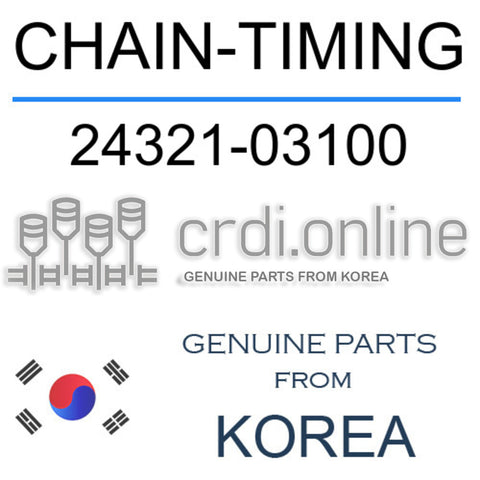 CHAIN-TIMING [ORIGINAL] 24321-03100 2432103100 24321 03100
