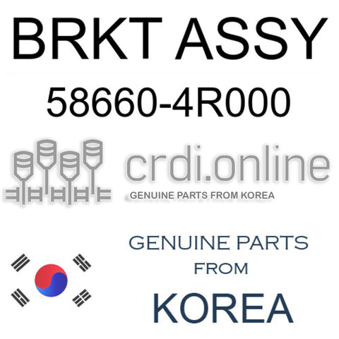 BRKT ASSY [ORIGINAL] 58660-4R000 586604R000 58660 4R000