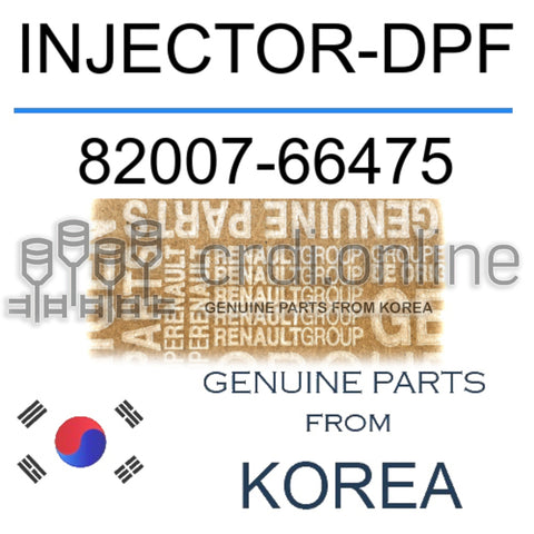 INJECTOR-DPF [ORIGINAL] 82007-66475 8200766475 82007 66475