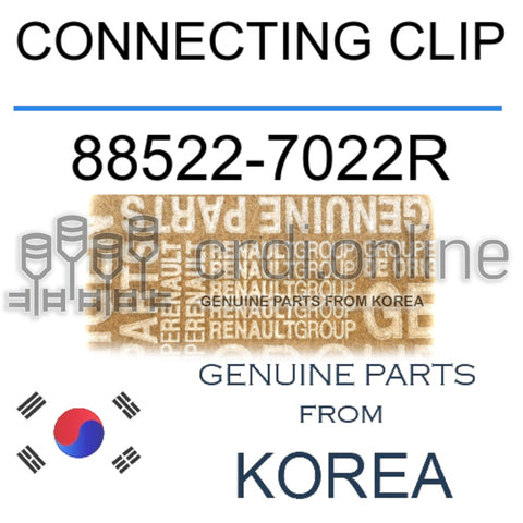 CONNECTING CLIP [ORIGINAL] 88522-7022R 885227022R 88522 7022R