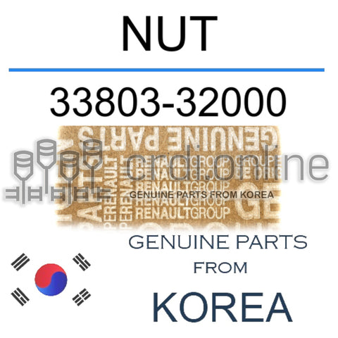 NUT [ORIGINAL] 33803-32000 3380332000 33803 32000
