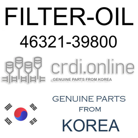 FILTER-OIL [ORIGINAL] 46321-39800 4632139800 46321 39800