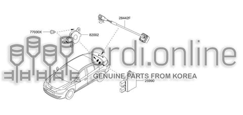 ECU-PARKING AID 25990-7808R 259907808R 25990 7808R