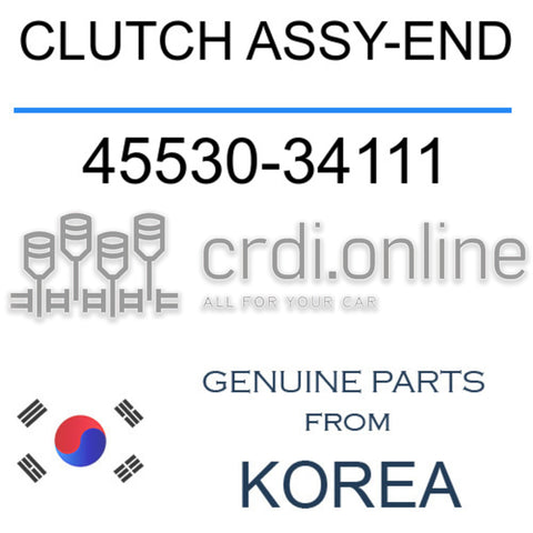 CLUTCH ASSY-END [ORIGINAL] 45530-34111 4553034111 45530 34111