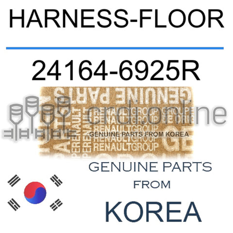 HARNESS-FLOOR [ORIGINAL] 24164-6925R 241646925R 24164 6925R