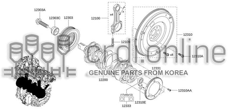 FLYWHEEL ASSY 77014-77461 7701477461 77014 77461
