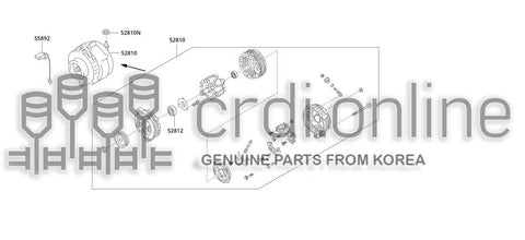 ALTERNATOR ASSY 52810-51060 5281051060 52810 51060