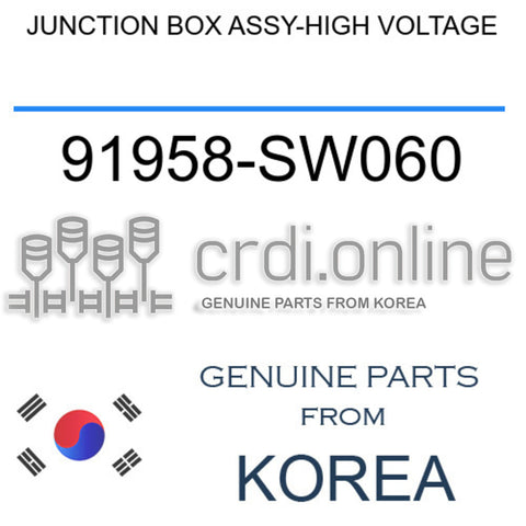 JUNCTION BOX ASSY-HIGH VOLTAGE [ORIGINAL] 91958-SW060 91958SW060 91958 SW060