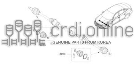 REPAIR KIT-DUST BOOTOUTER 39241-0777R 392410777R 39241 0777R