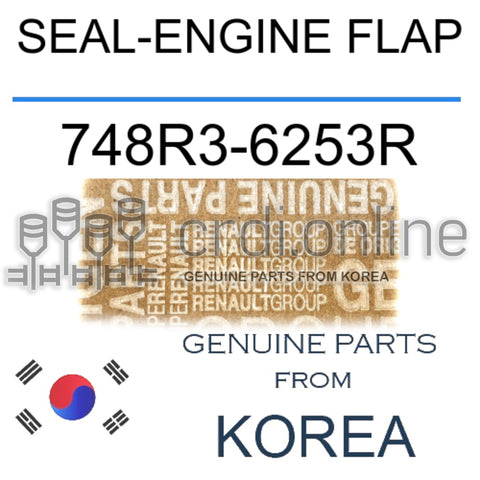 SEAL-ENGINE FLAP [ORIGINAL] 748R3-6253R 748R36253R 748R3 6253R