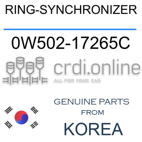 RING-SYNCHRONIZER [ORIGINAL] 0W502-17265C 0W50217265C 0W502 17265C