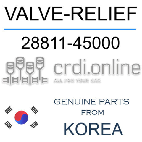 VALVE-RELIEF [ORIGINAL] 28811-45000 2881145000 28811 45000