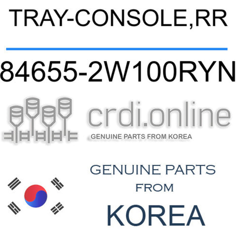 TRAY-CONSOLE,RR 84655-2W100RYN 846552W100RYN 84655 2W100RYN